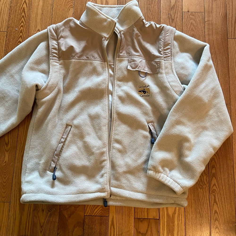 Beige Fleece Jacket